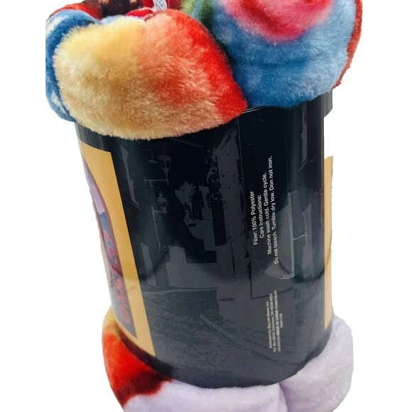 Religious Plush Throw Blanket Mother Jesus Virgin Mary 50 x 60” Super Weight NEW - Picture 4 of 4